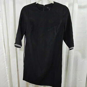 Banana Republic Women's Size 2 Black Side Stripe Dress NWT